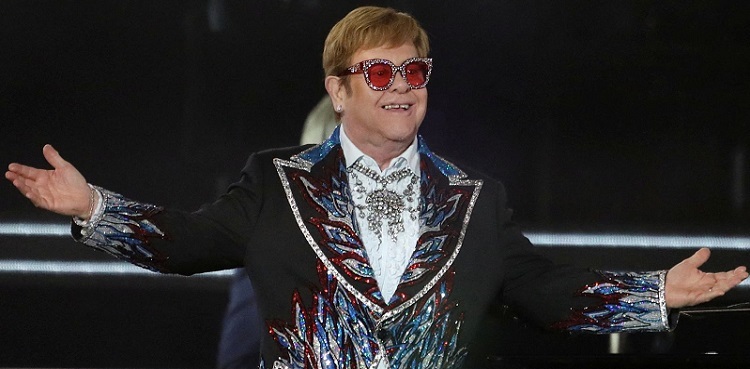 Elton John bids adieu to America with starry LA show