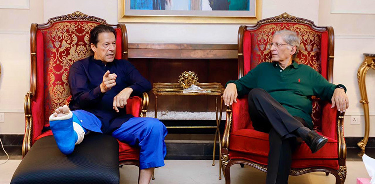 Imran Khan wants Aitzaz Ahsan to join PTI