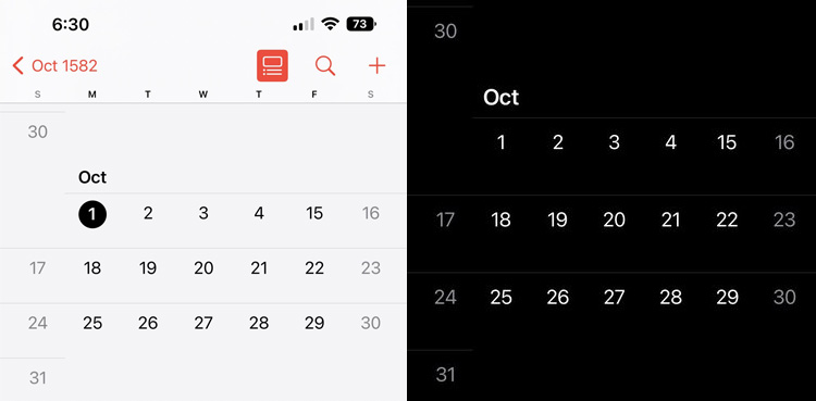 10 days missing from Oct 1582, here's what happened
