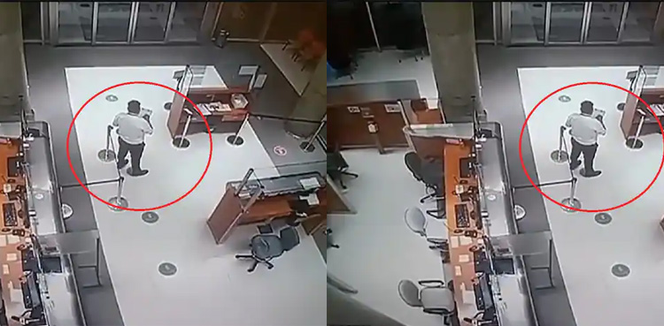 Viral video: Hospital guard greets ghost patients
