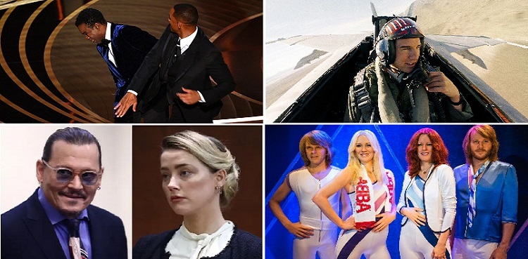 A slap, a maverick and some ABBAtars: The Hollywood roundup for 2022