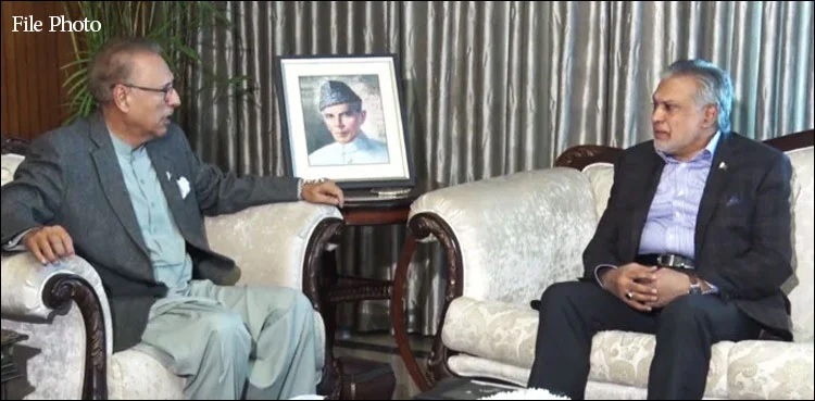 Ishaq Dar calls on President Arif Alvi to discuss political, economic matters