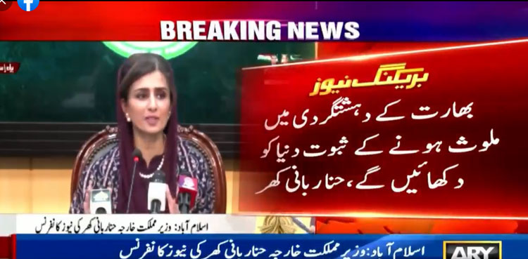 India has become a rogue state, says Hina Rabbani Khar