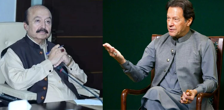 No-trust motion: Punjab Assembly speaker meets Imran Khan