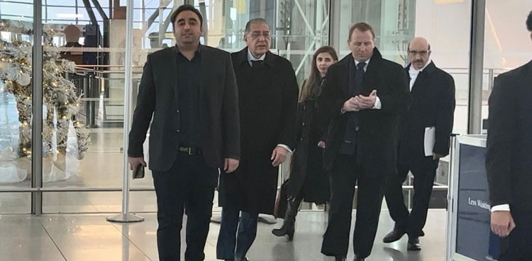 FM Bilawal Bhutto reaches New York on week-long official visit