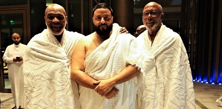 DJ Khaled, Mike Tyson spotted performing Umrah: Watch