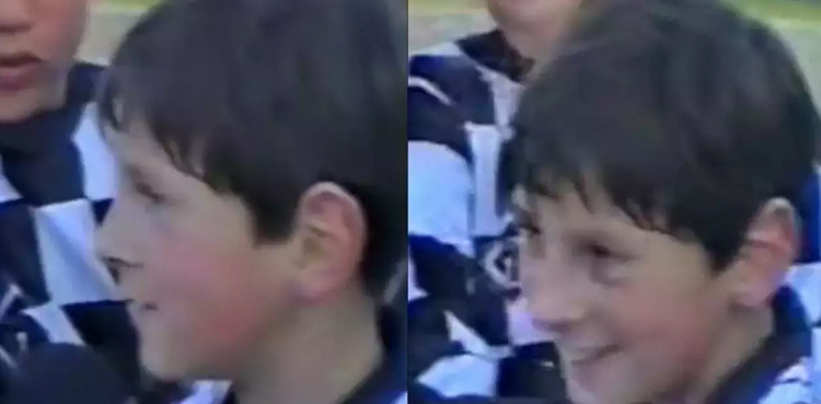 Messi’s first interview as a kid goes viral