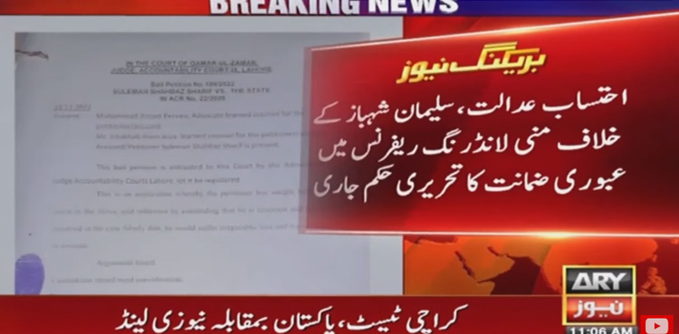 AC issues written order on Suleman Shehbaz interim bail