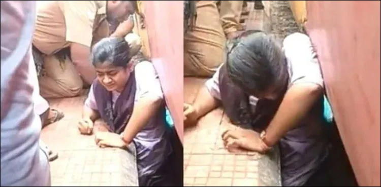 Girl trapped between train, railway platform; video goes viral