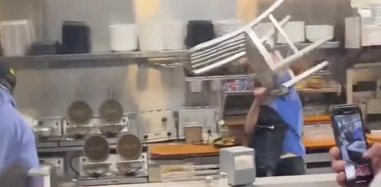 WATCH: Employee's fighting skills has 'Wonder Woman' impressed