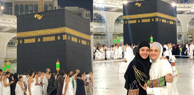 Zara Noor Abbas performs Umrah, shares pictures