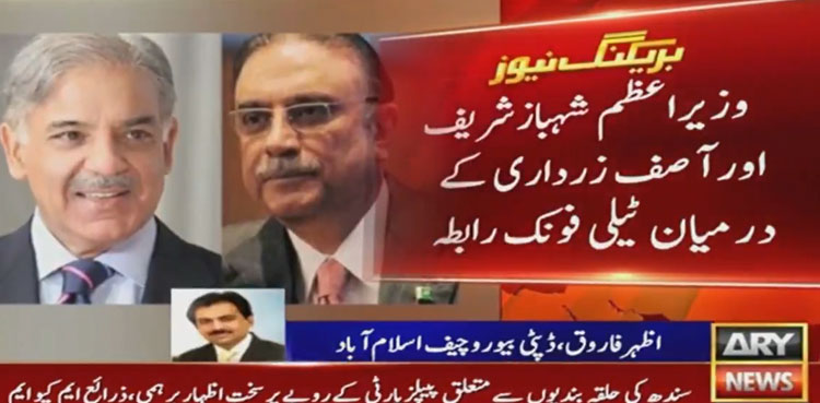 PM Shehbaz Sharif, Asif Ali Zardari discuss political situation