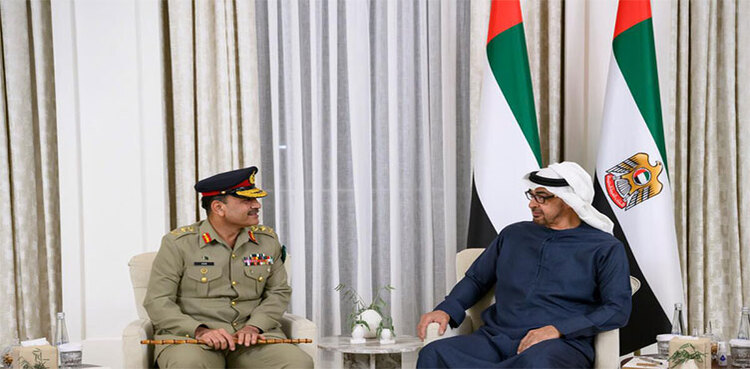 COAS General Asim Munir, UAE president review bilateral cooperation