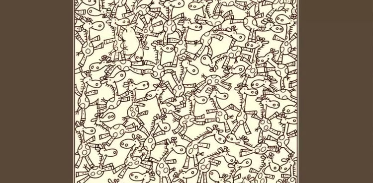 Seek and Find Puzzle: Can you find rhino in following image in six seconds?