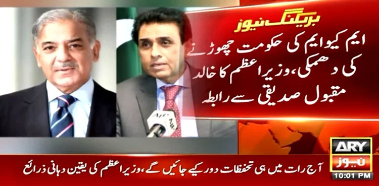 PM Shehbaz asks PPP to address MQM reservations