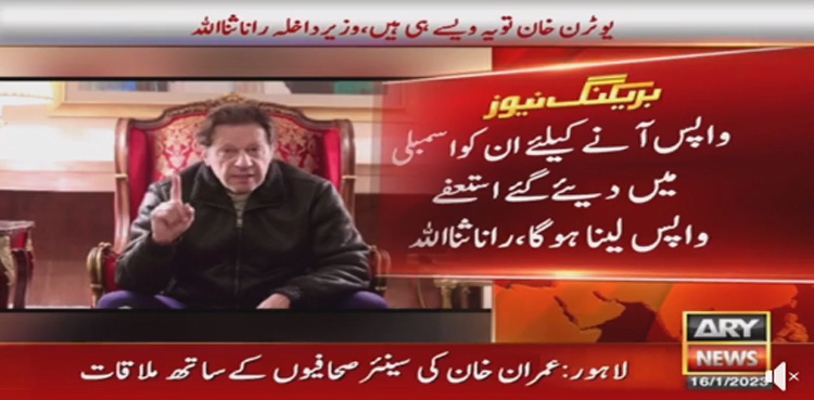 'PTI MNAs needed to withdraw resignations before returning to NA'