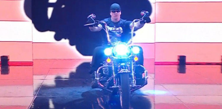 WWE legend The Undertaker returns with his biker gimmick