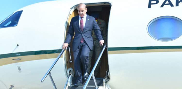 PM Shehbaz Sharif reaches UAE on two-day official visit
