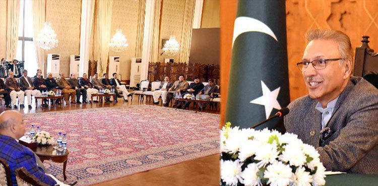 Pakistani leadership fully committed to Kashmir cause: President Alvi