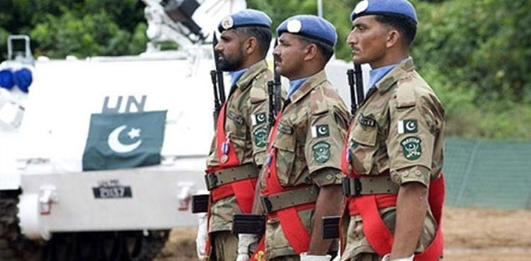 Seven Pakistani soldiers serving as UN peacekeepers martyred in 2022