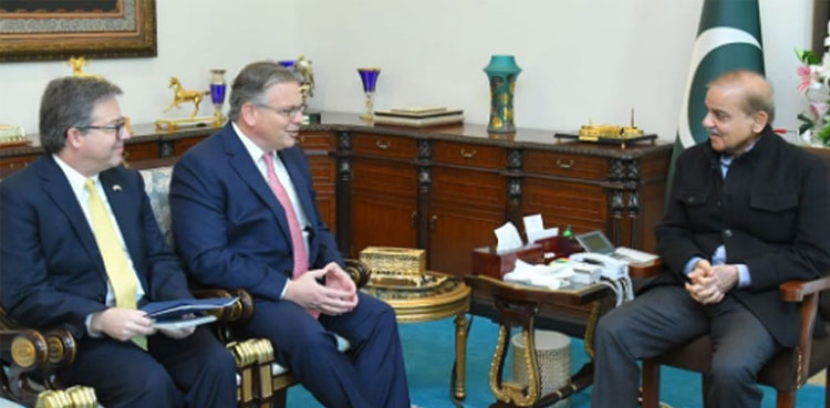 PM Shehbaz meets Donald Blome, discusses Pakistan-US ties