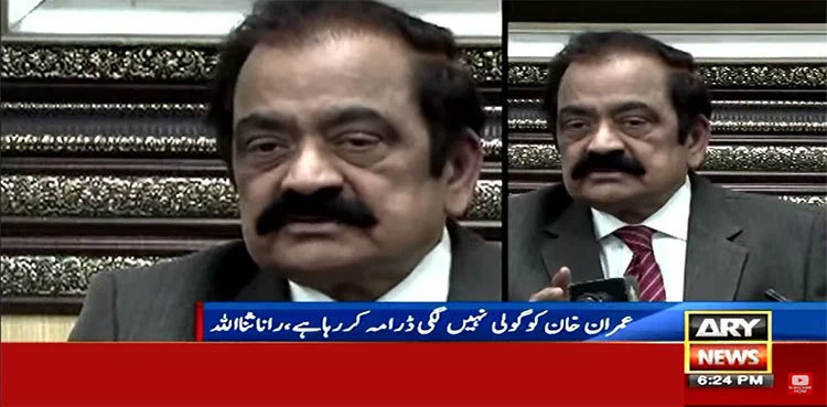 No shooter other than Naveed involved in attack on Imran Khan: Sanaullah
