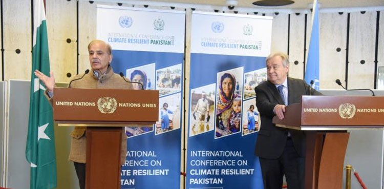 Geneva conference: PM Shehbaz vows transparency in aid spending