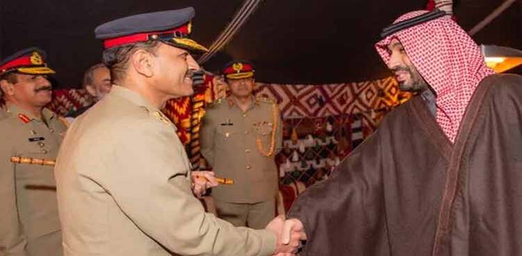 COAS General Asim Munir meets Saudi crown prince