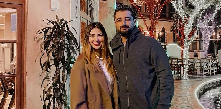 In picture: Naimal Khawar goes on date with Hamza Ali Abbasi