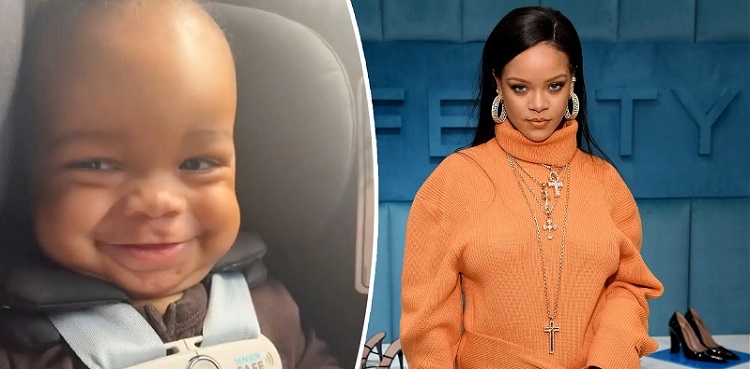 Mommy on duty: Rihanna takes her son to Super Bowl Halftime rehearsals