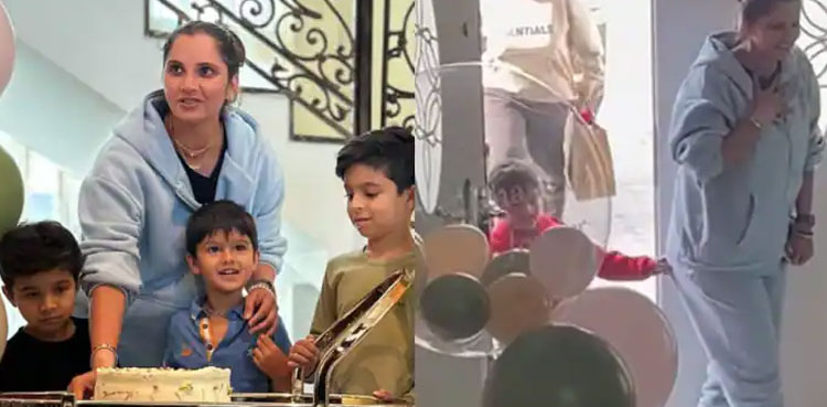 WATCH: Sania Mirza gets surprise party after Australian Open return