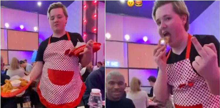 WATCH: Servers at a restaurant in US are intentionally rude to customers