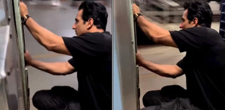 Sonu Sood sits on moving train's footboard, video goes viral