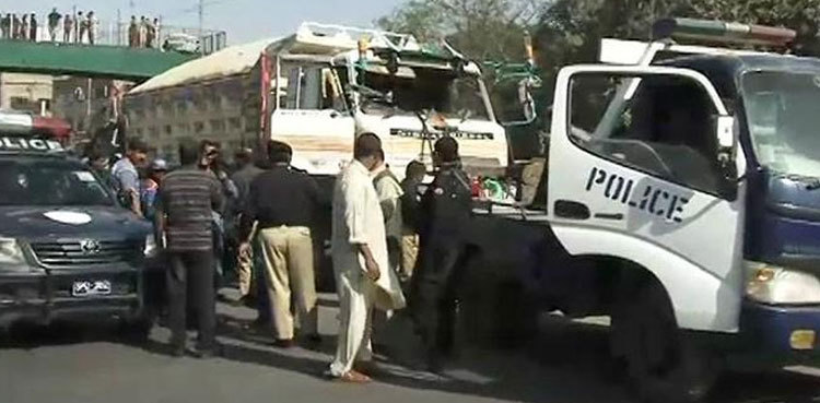 Three students crushed to death by dumper in Karachi