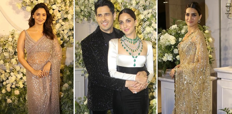 Sidharth Malhotra-Kiara Advani reception: Alia Bhatt, Kriti Sanon and more spotted at star-studded event