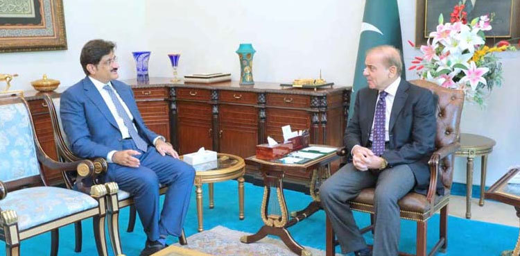 PM Shehbaz Sharif briefed on Karachi police office attack