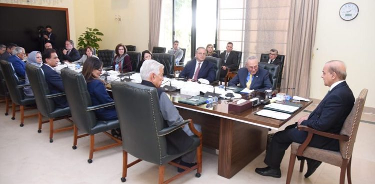 US Senate delegation meets PM Shehbaz Sharif