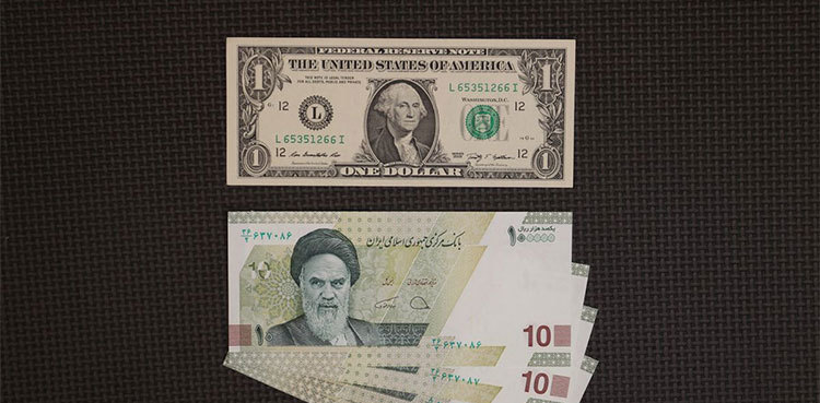 Iran's currency falls to record low against US dollar