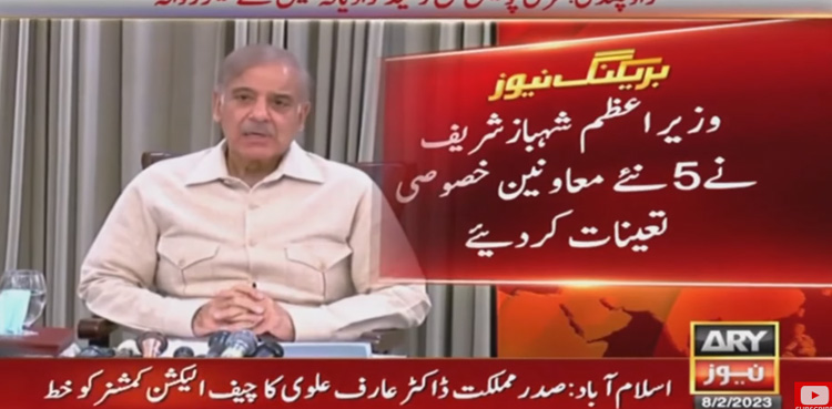 PM Shehbaz Sharif appoints more SAPMs, cabinet grows to 85