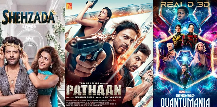 SRK's 'Pathaan' stays atop Box Office despite 'Shehzada', 'Ant-Man' release