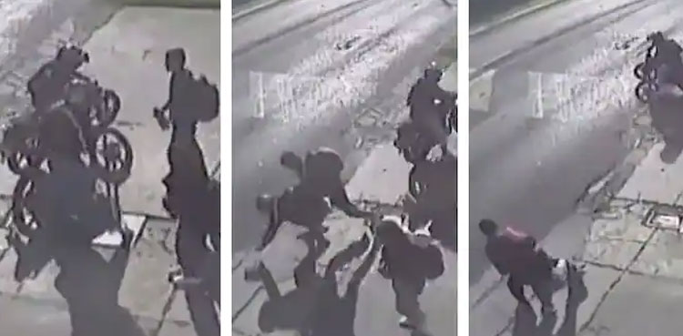 Thief served instant karma while attempting robbery, video goes viral