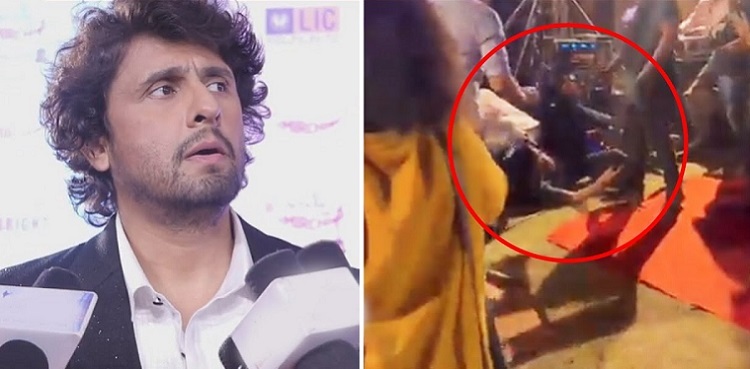 Watch: Singer Sonu Nigam attacked during Mumbai concert