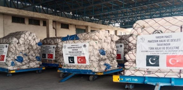 NDMA dispatches 21 NLC trailers of relief via road to Turkiye, Syria
