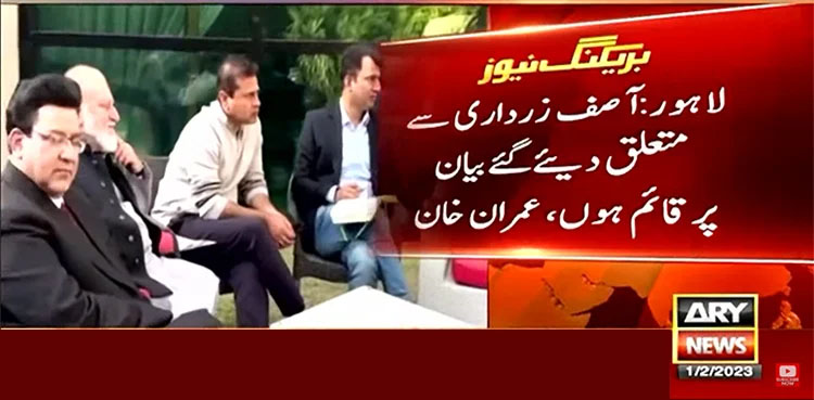 Zardari can sue me; I stand by my statement: Imran Khan