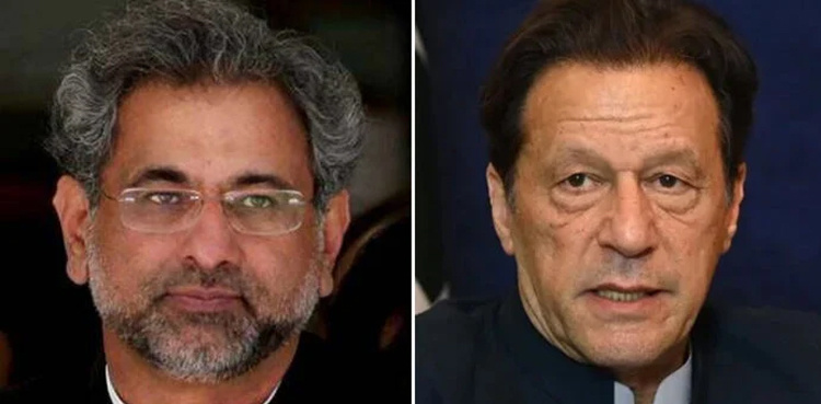 Shahid Khaqan Abbasi criticises Imran Khan
