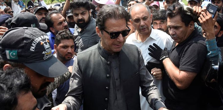 Imran Khan, PTI leaders booked for vandalism at judicial complex
