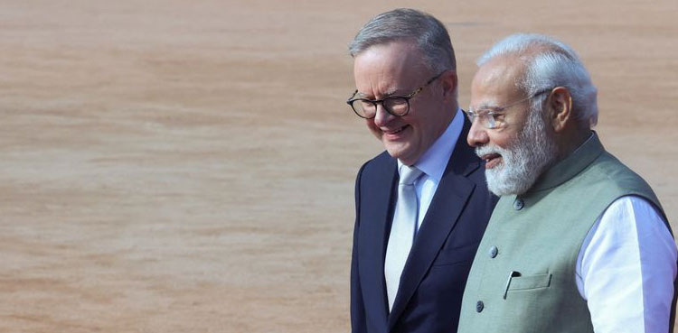 Australia, India agree on strengthening economic, defence ties