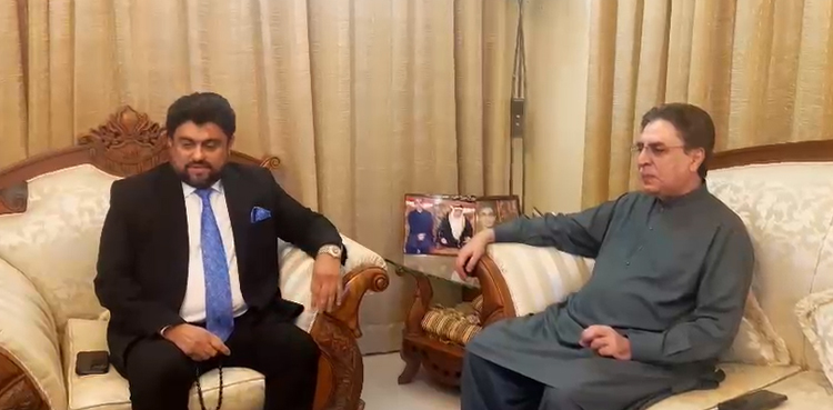Sindh governor meets inactive MQM-P leader Amir Khan
