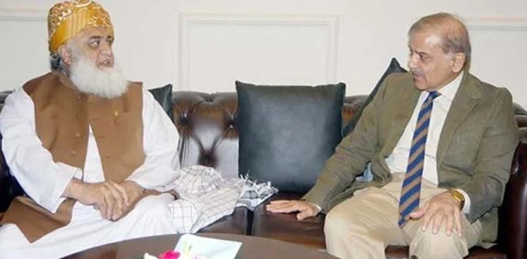PM Shehbaz Sharif, Fazlur Rehman discuss political issues