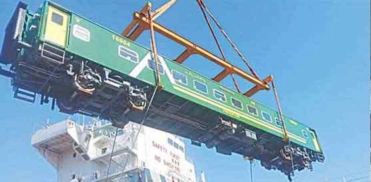 Consignment of 70 cargo coaches reaches Karachi port